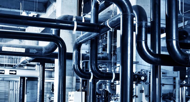 Industrial scale piping and infrastructure